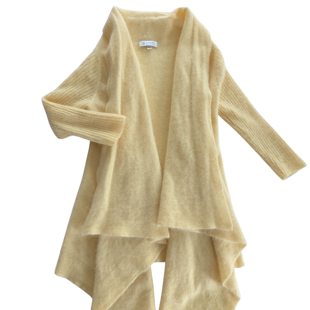 Kinross Yellow Cashmere Sweater Set Size Small