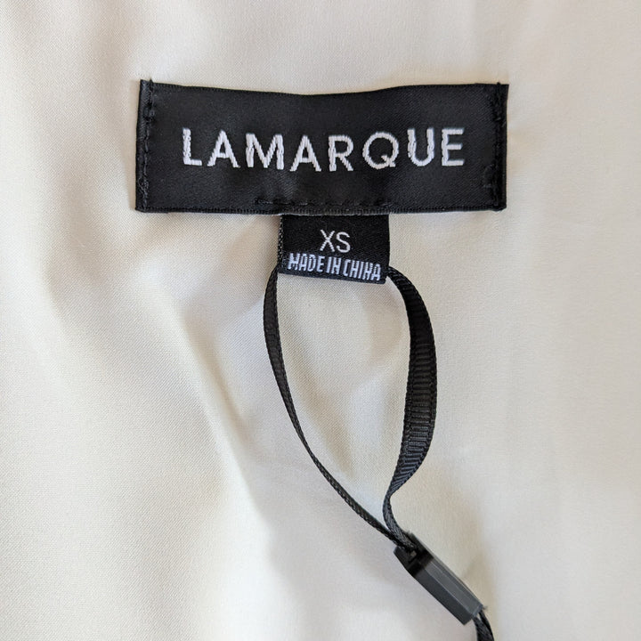 LAMARQUE Faux Leather Bomber Jacket Size XS