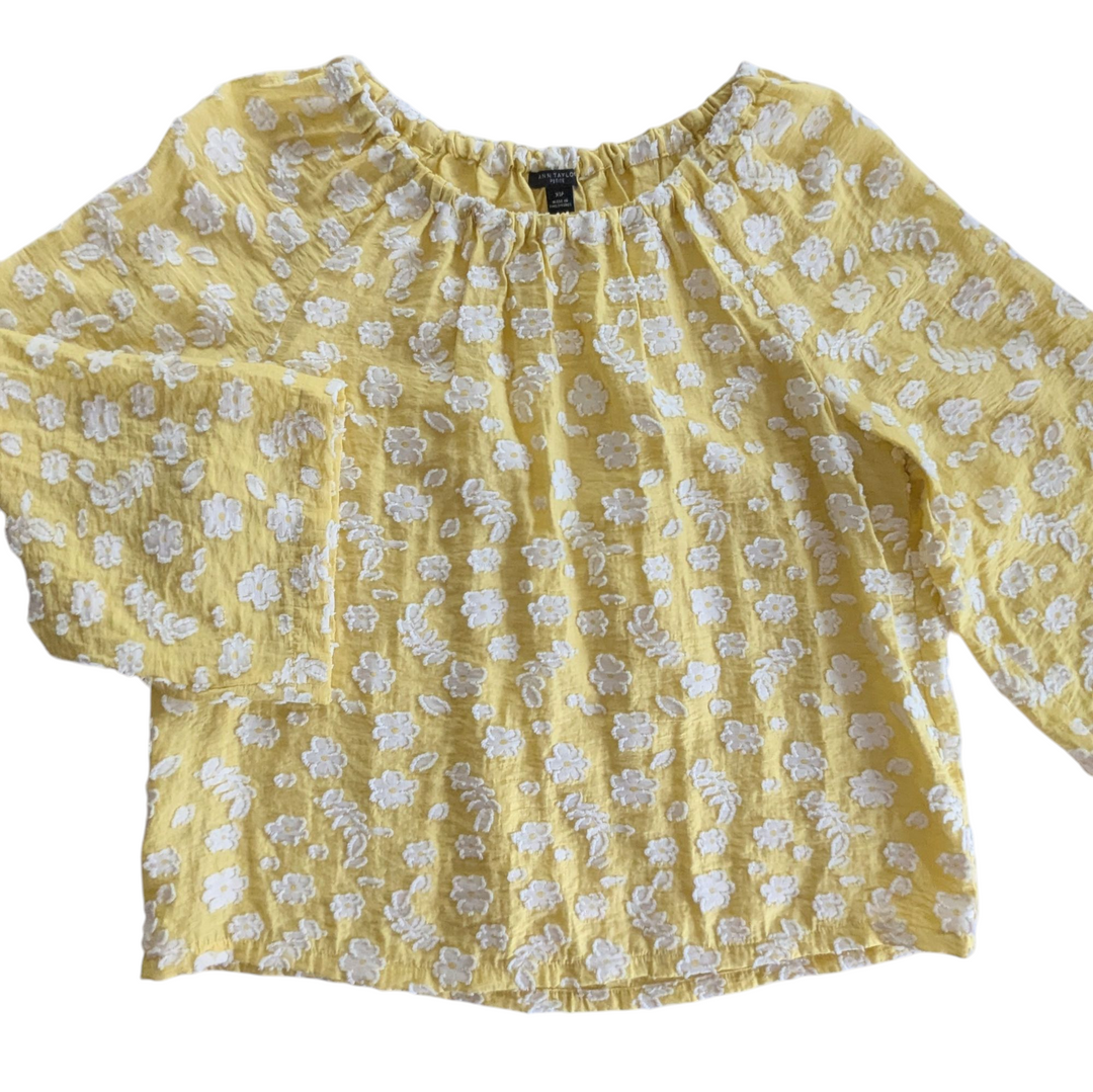 Ann Taylor Floral Top Size XSP