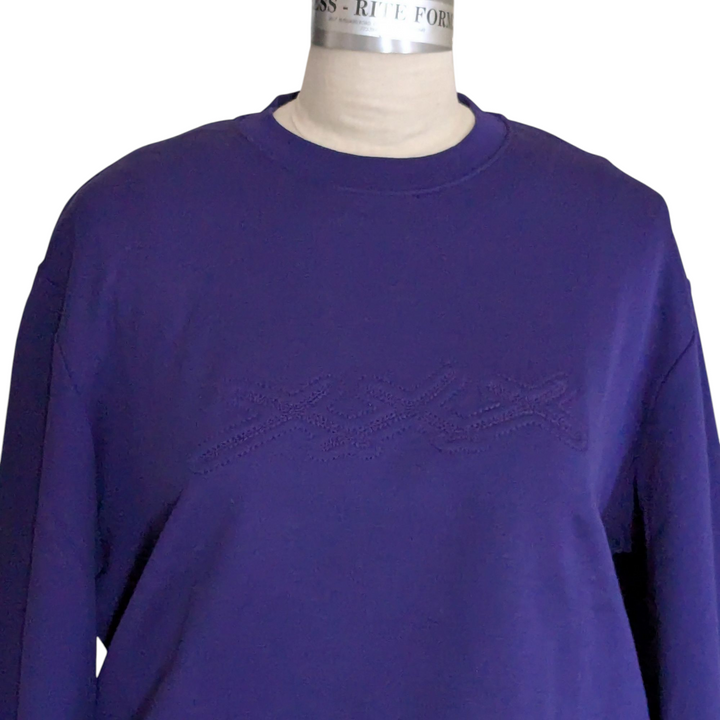 Ermenegildo Zegna Purple Sweatshirt Size Large