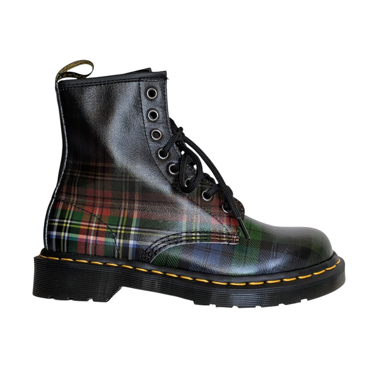 Dr Martens 1460 Tartan Plaid Boots Size 6