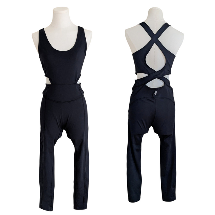 Free People Movement Back It Up Jumpsuit Size Medium