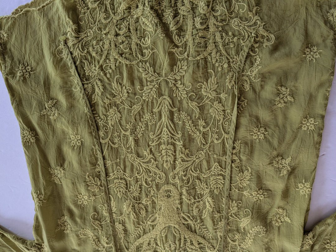Johnny Was Chartreuse Green Top Size XS