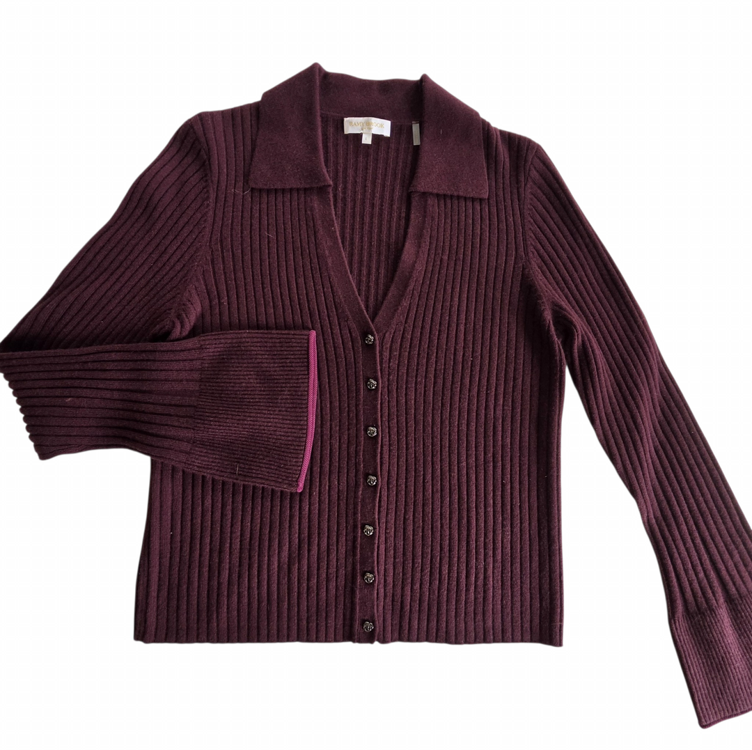 Ramy Brook Cathy Cashmere Sweater Size Large