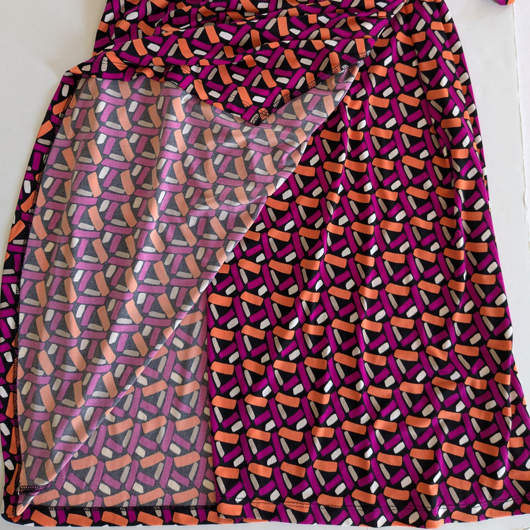 Maggy London Faux Wrap Dress Size 8