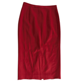 Dsquared 2 Red Midi Pencil Skirt Size 44