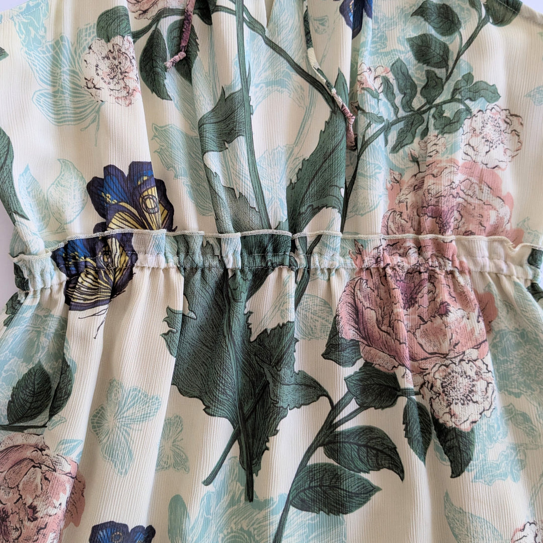 Anthropologie Maeve Maravilla Floral Tiered Maxi Dress Size 10