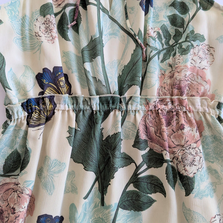 Anthropologie Maeve Maravilla Floral Tiered Maxi Dress Size 10