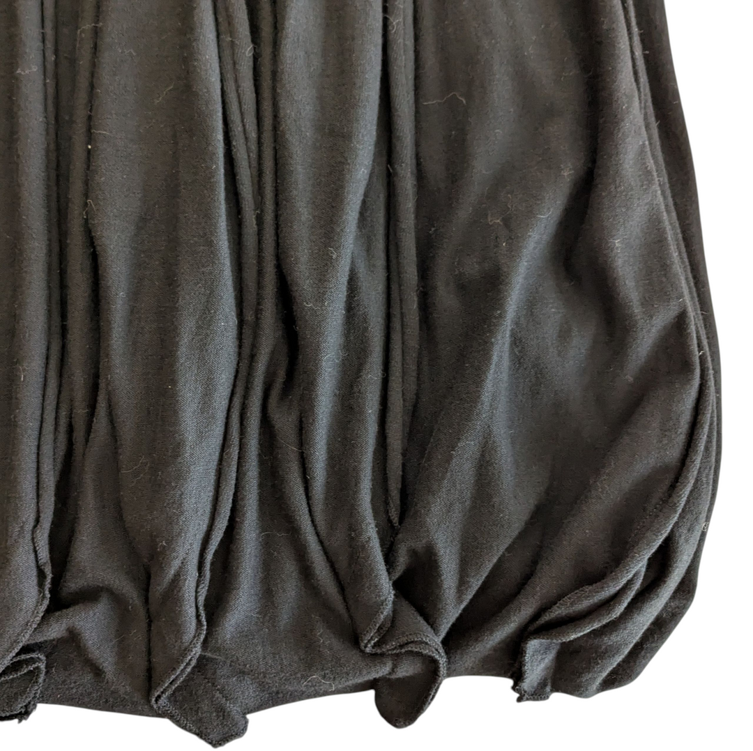 Black Knit Bubble Skirt Size Small