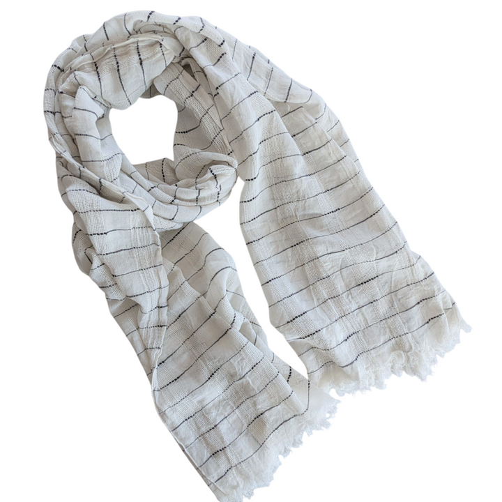 Eileen Fisher Cotton Scarf Wrap