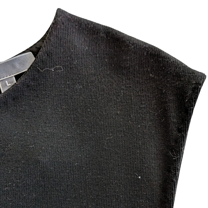 Vince Black Knit Sheath Dress Size Large