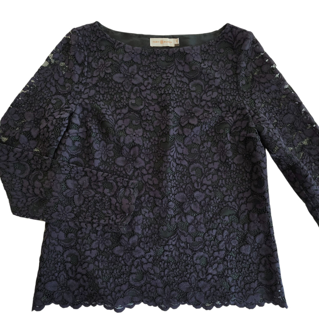 Tory Burch Lace Top Size Small