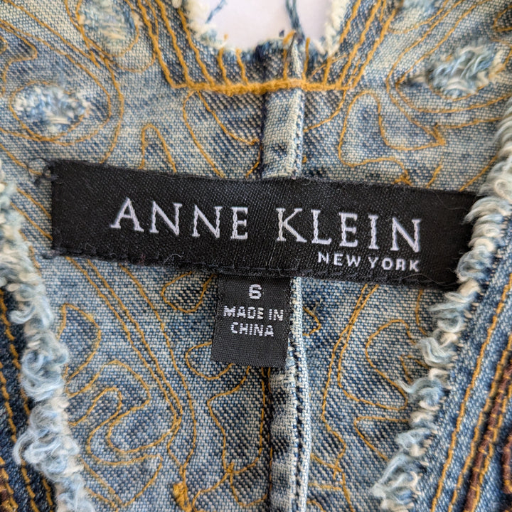 Anne Klein Denim Jacket Size 6