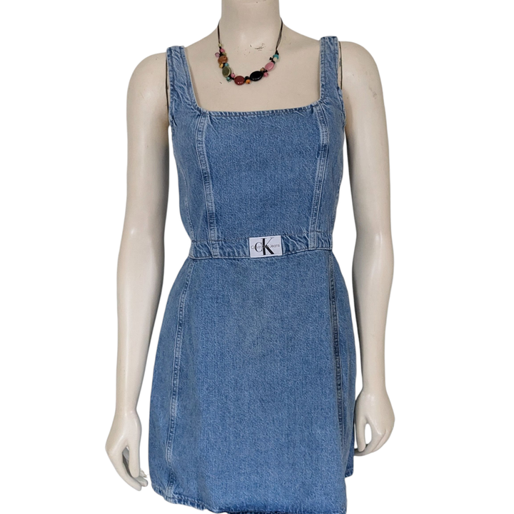 Calvin Klein Jeans Denim Dress Size Small