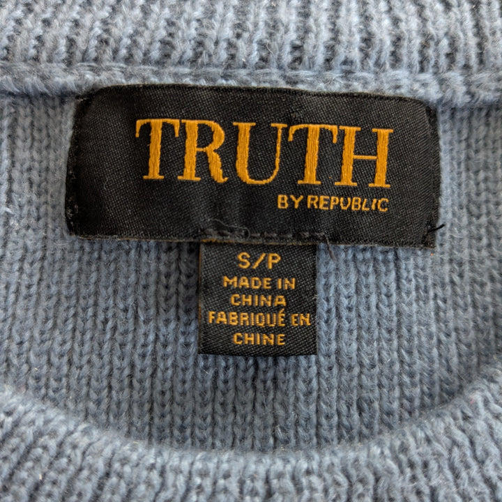 Truth by Republic Blue Sweater Size Small