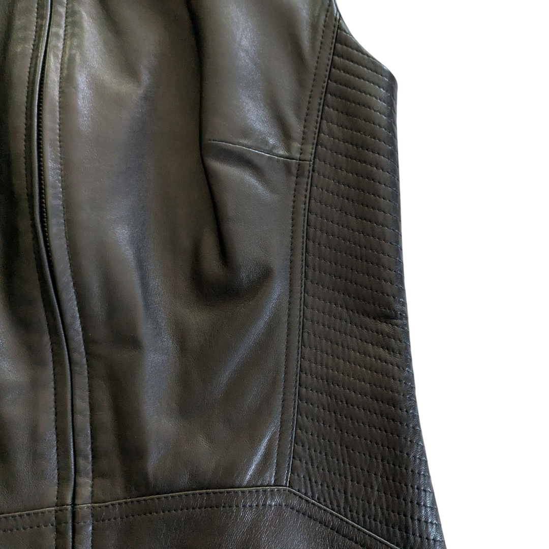 Kenneth Cole Leather Dress Size Small