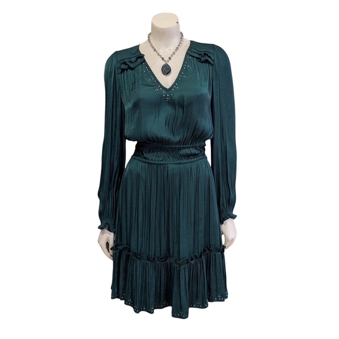 Evelyn & Annie Dark Green Mini Dress Size Small Evelyn & Annie Dark Green Mini Dress Size Small