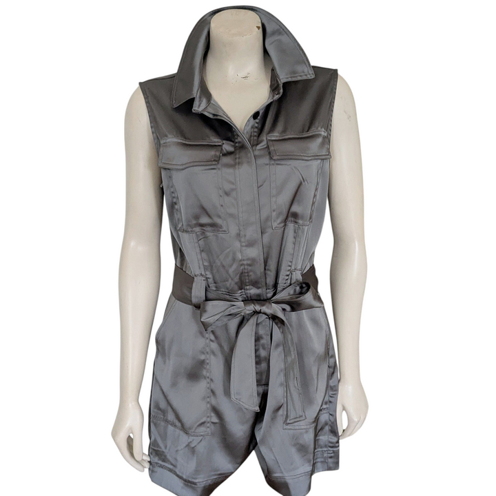 Rachel Zoe Satin Romper Size 8