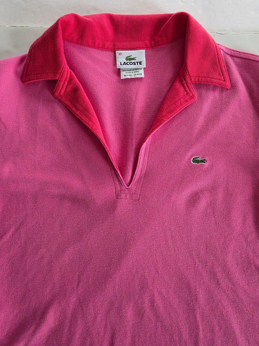 Lacoste Polo Shirt Size 42