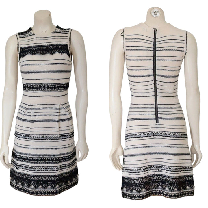 Nanette Lepore Embroidered Sweater Dress Size XS