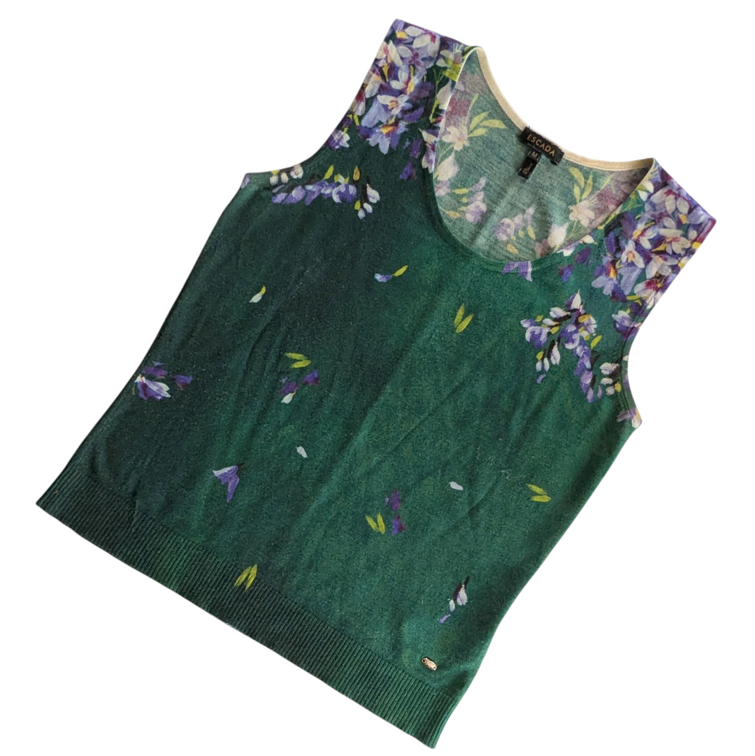 Escada Sleeveless Sweater Size Medium