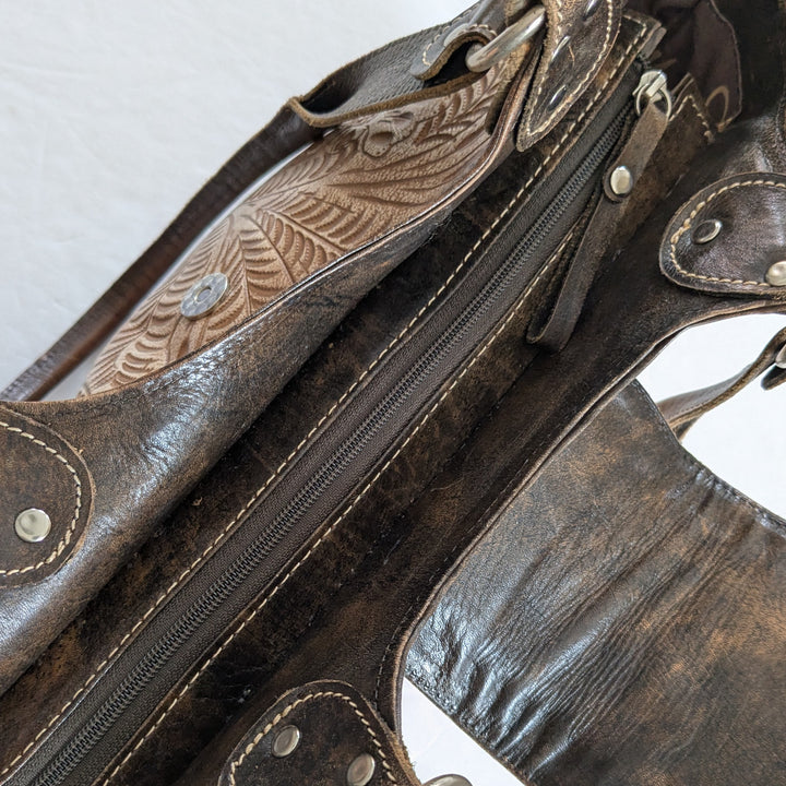 American West Shoulder Bag and Wallet Set