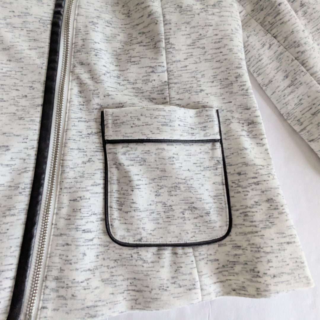 Rafaella Knit Moto Jacket Size 16