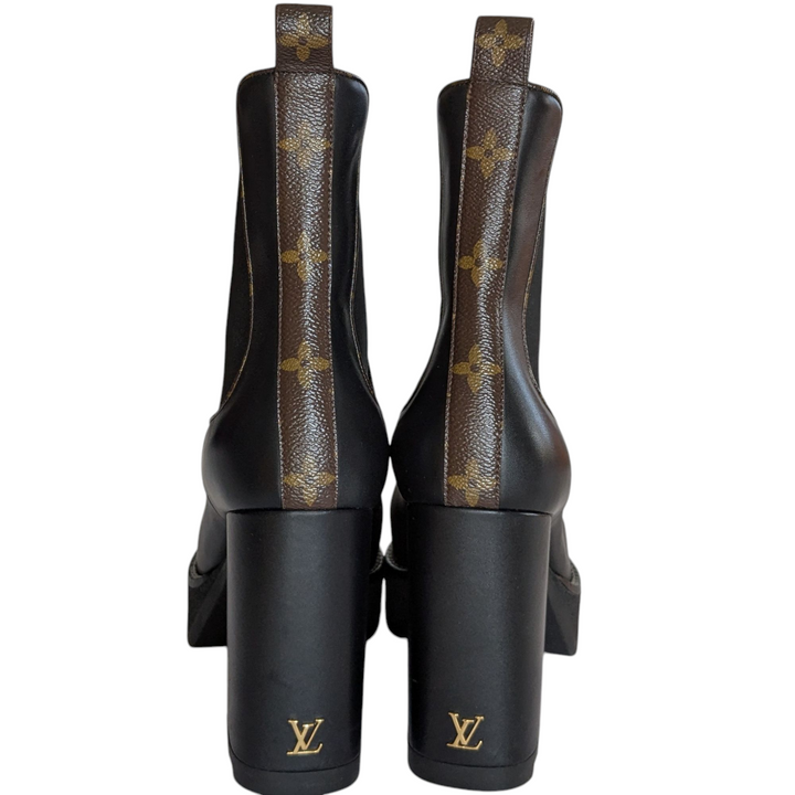 Louis Vuitton Beaubourg Ankle Boots Size 40