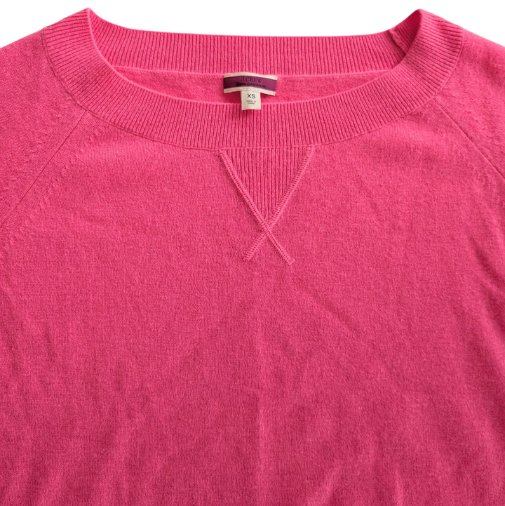 J. Crew Neon Pink Cashmere Sweater Size XS