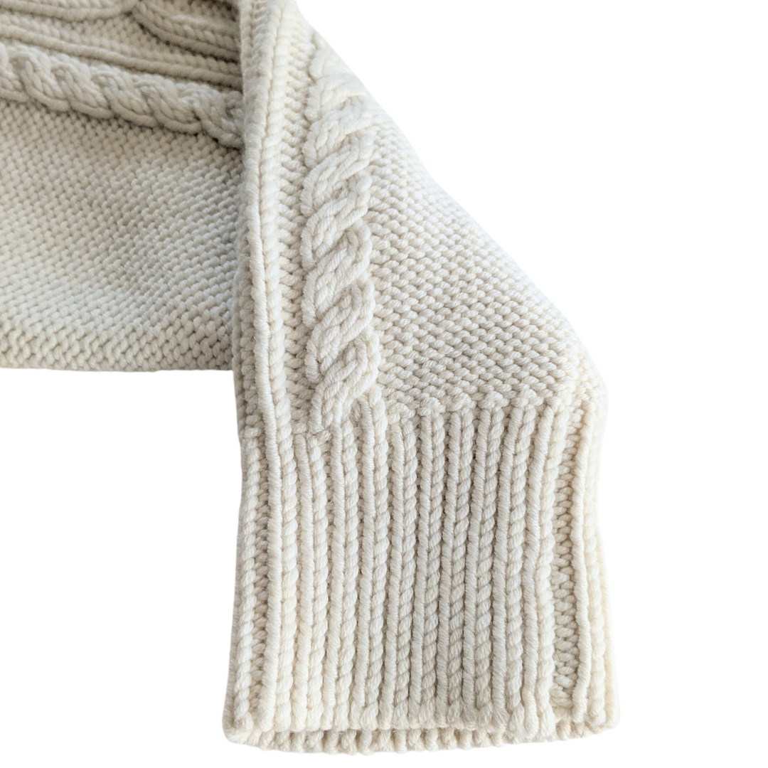 10 Crosby Derek Lam Cable Knit Tunic Sweater Size Large NWT