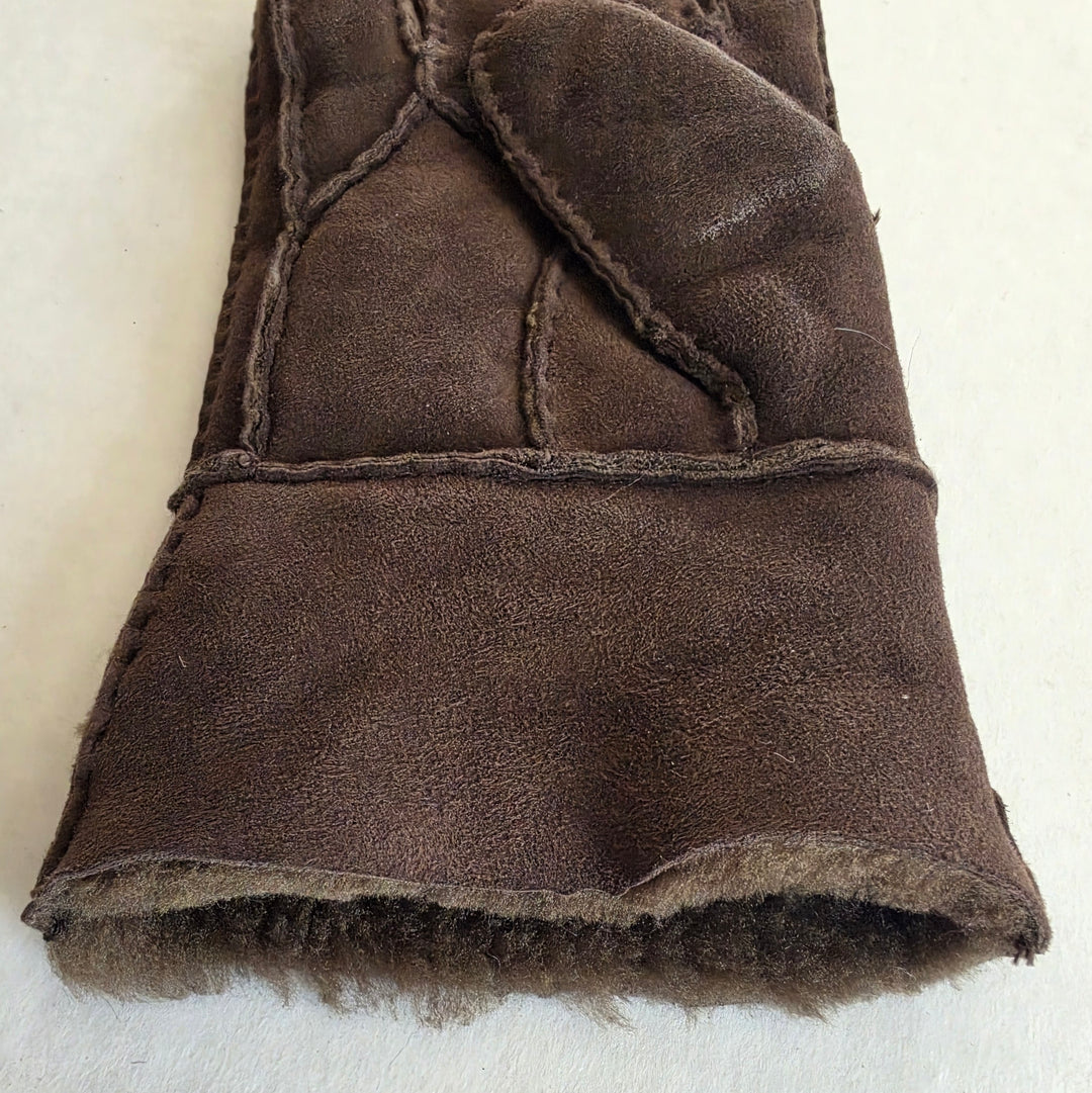 Surell Shearling Gloves Size Large