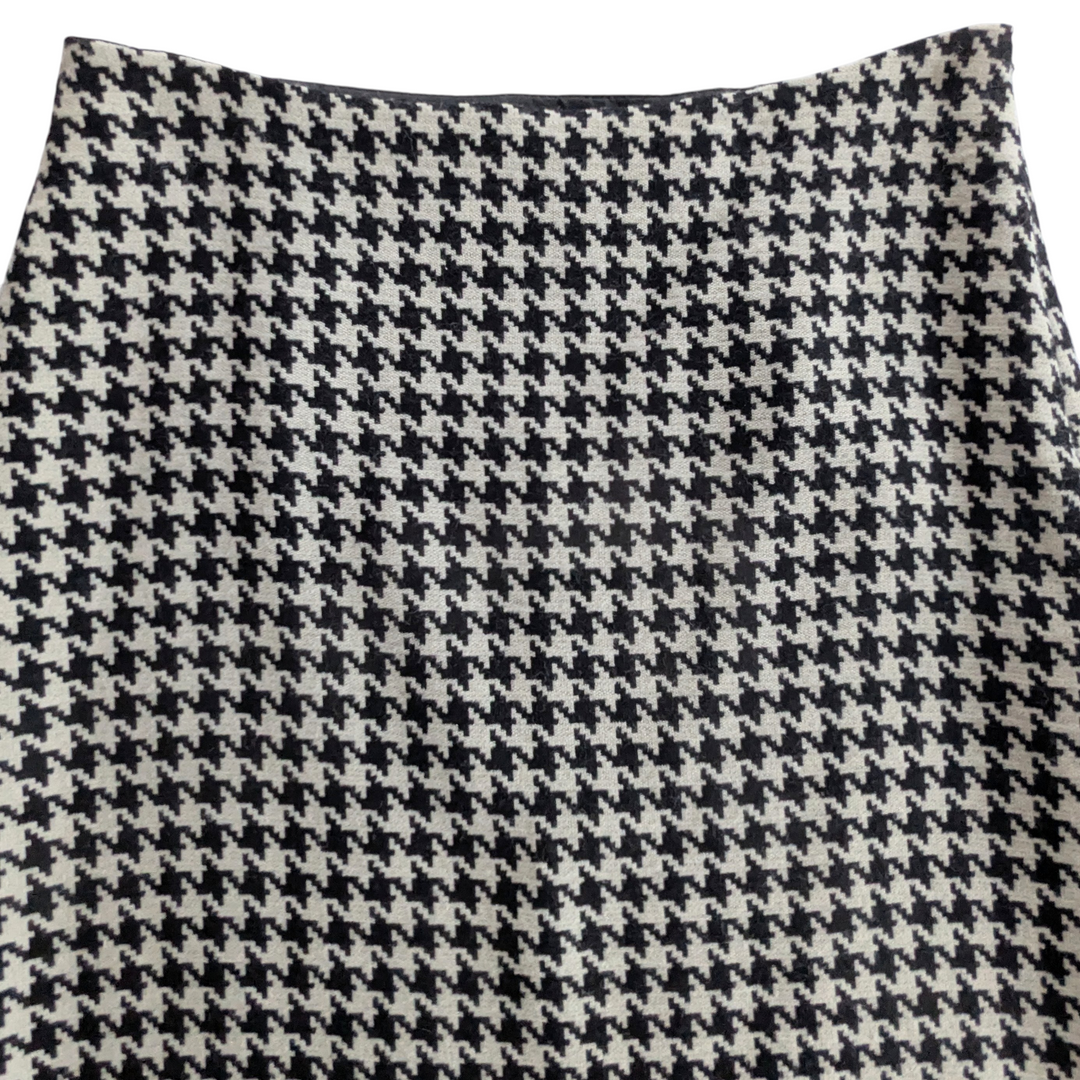 MaxMara Houndstooth Pencil Skirt Size 6