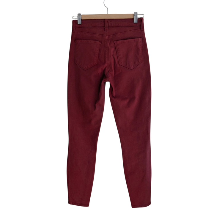 L'Agence Margot Coated Skinny Jeans Size 26