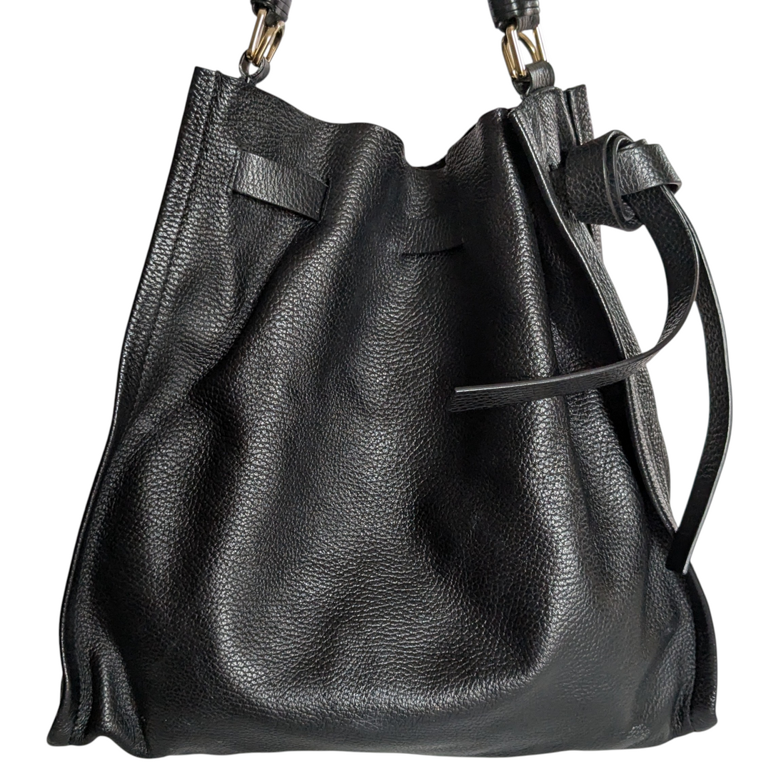 Tamara Mellon Leather Drawstring bag