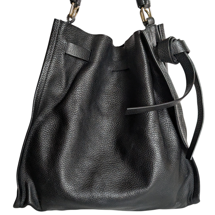 Tamara Mellon Leather Drawstring bag