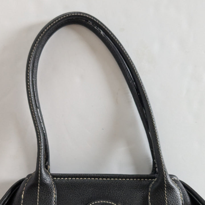 Tod's Girelli Black Leather Shoulder Bag