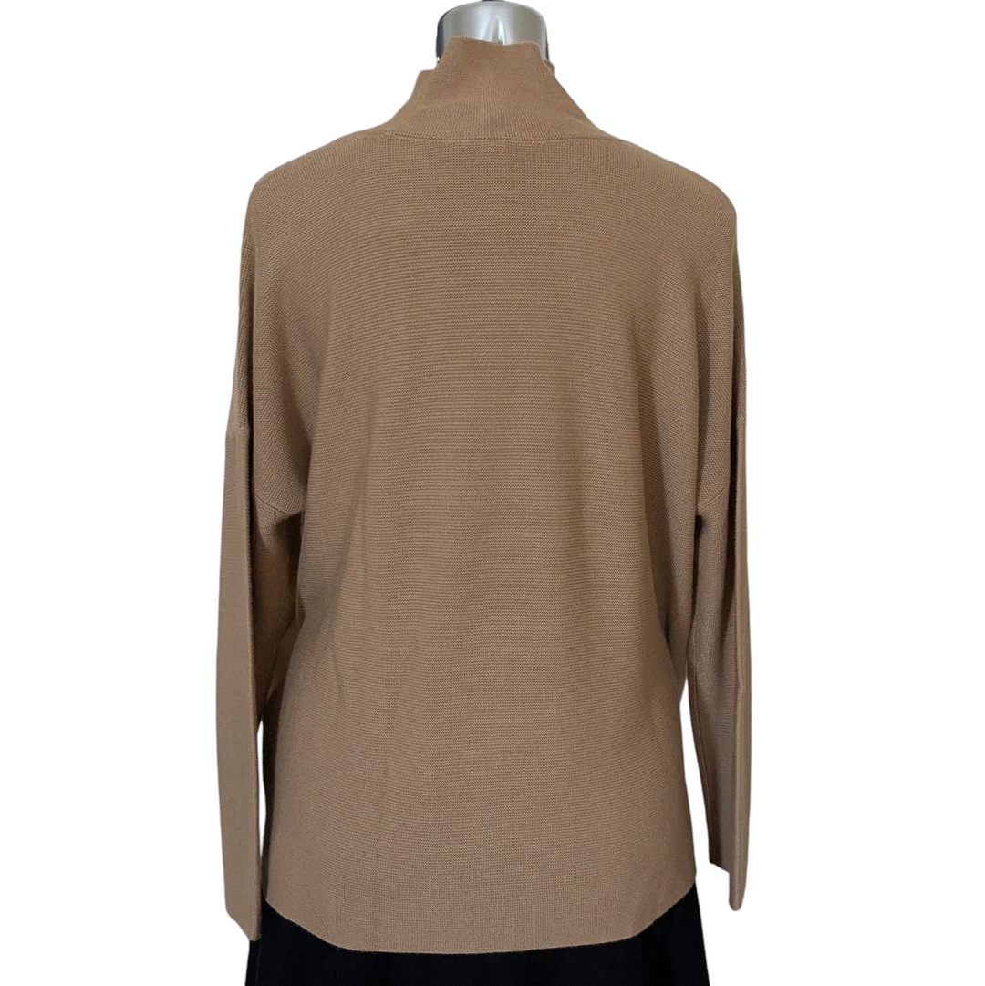 Eileen Fisher Mock Turtleneck Size Large