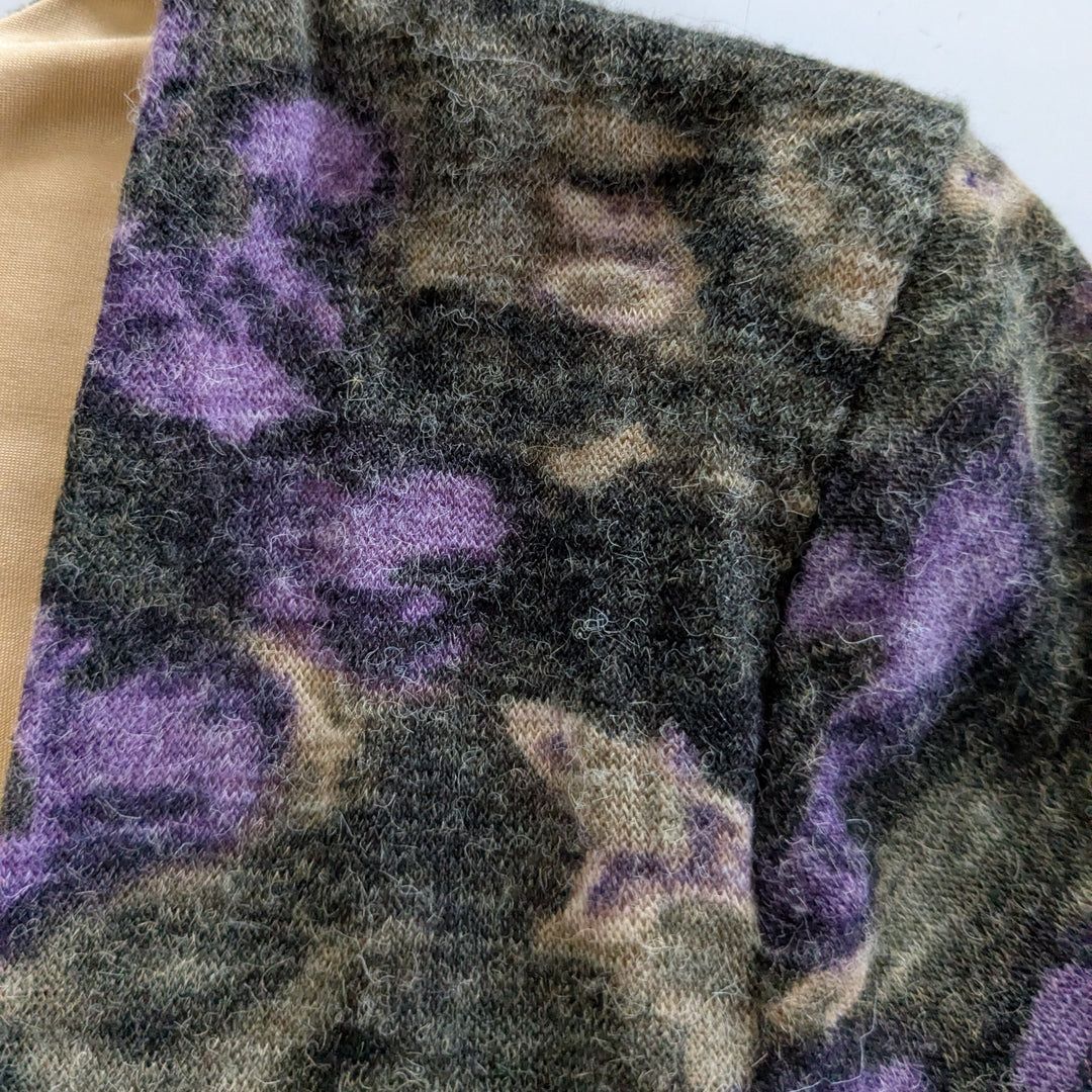 Sylwia Knit Midi Dress with Lace Sleeves Size 2