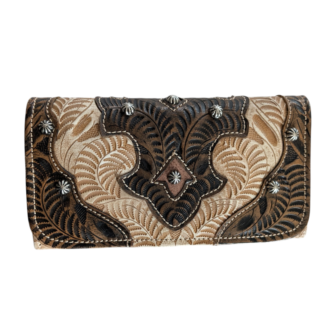 American West Shoulder Bag and Wallet Set