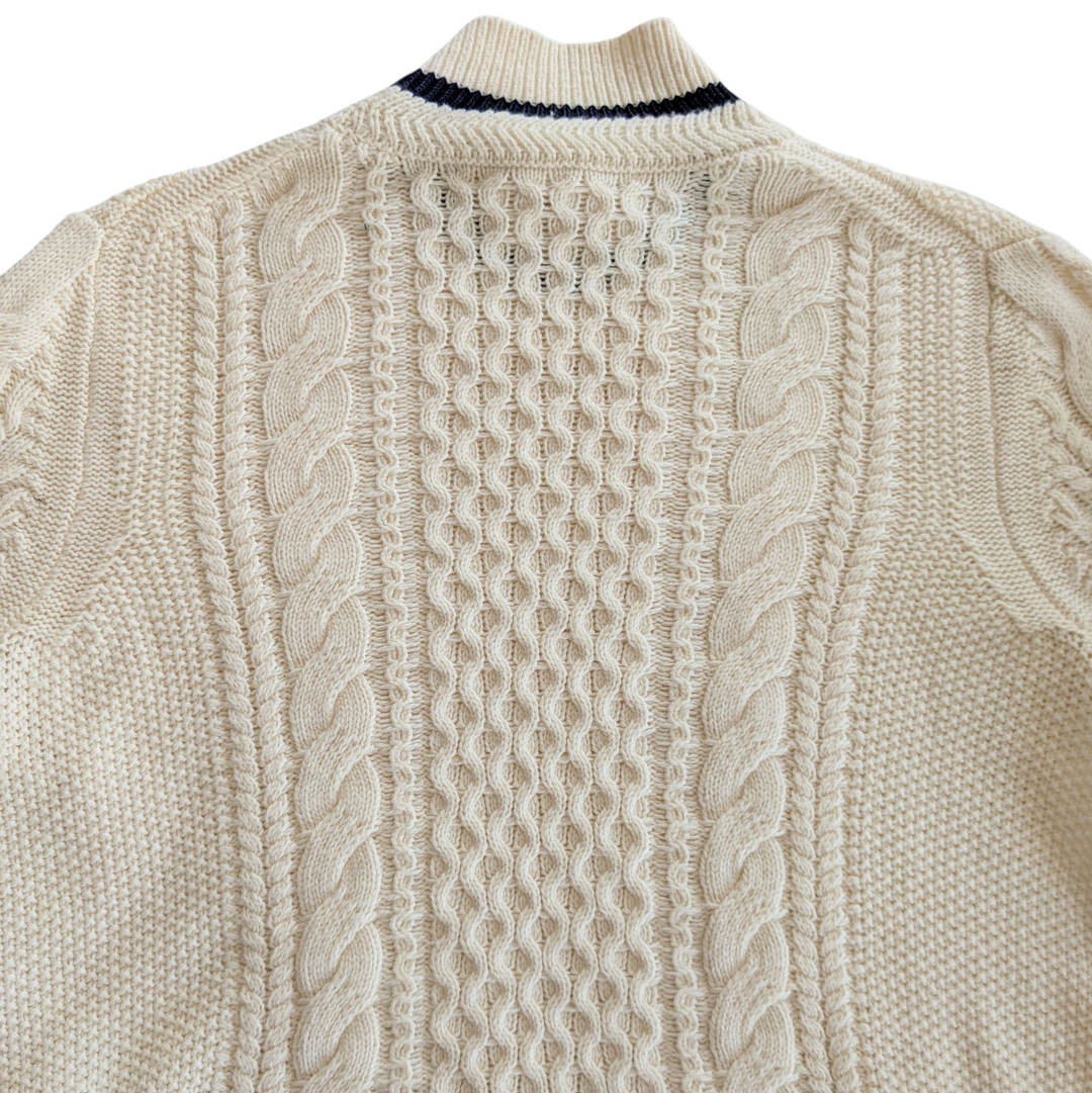 Veronica Beard Fritz Mixed Media Sweater Size Large