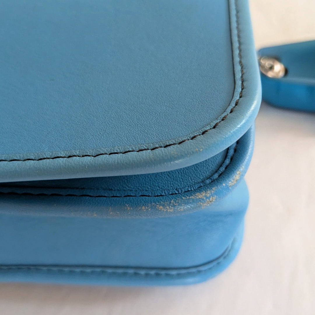 Coach Blue Leather Crossbody
