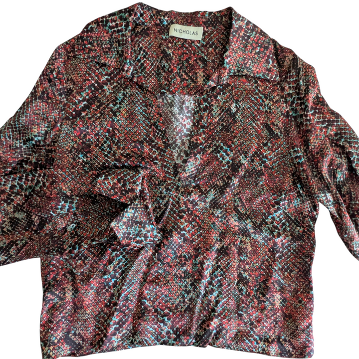 Nicholas Silk Blend Blouse Size 8