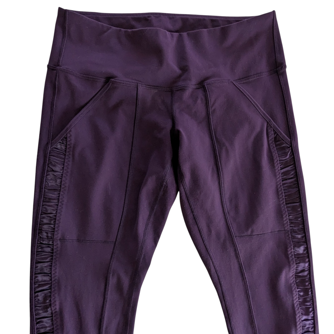 Lululemon Ruched Leggings Purple Size 8