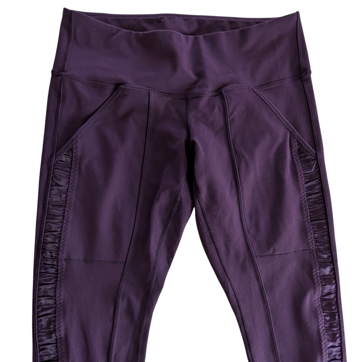 Lululemon Ruched Leggings Purple Size 8