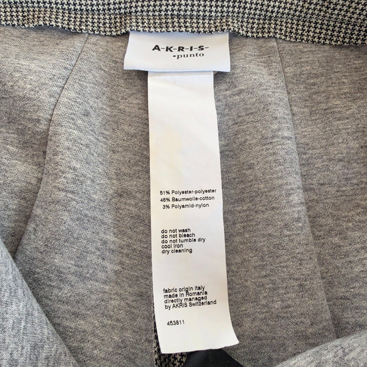 Akris Punto Houndstooth Check Pants Size 10