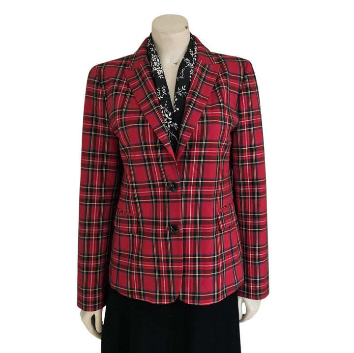 J. Crew Factory Plaid Blazer Size 6