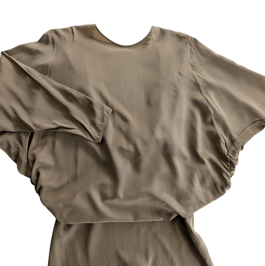 Silks by St Gillian Silk Midi Dress Size Small
