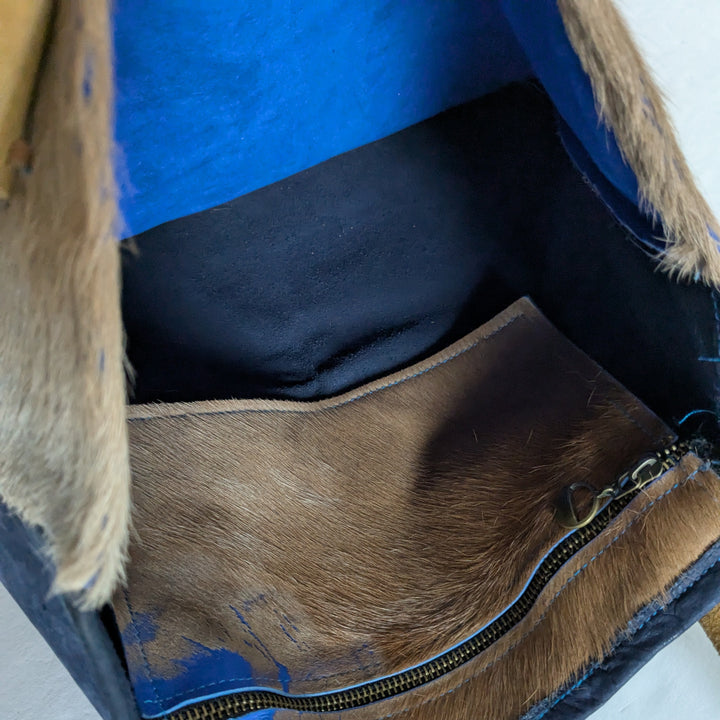 SutiSana Frank Road Cowhide Tote Bag
