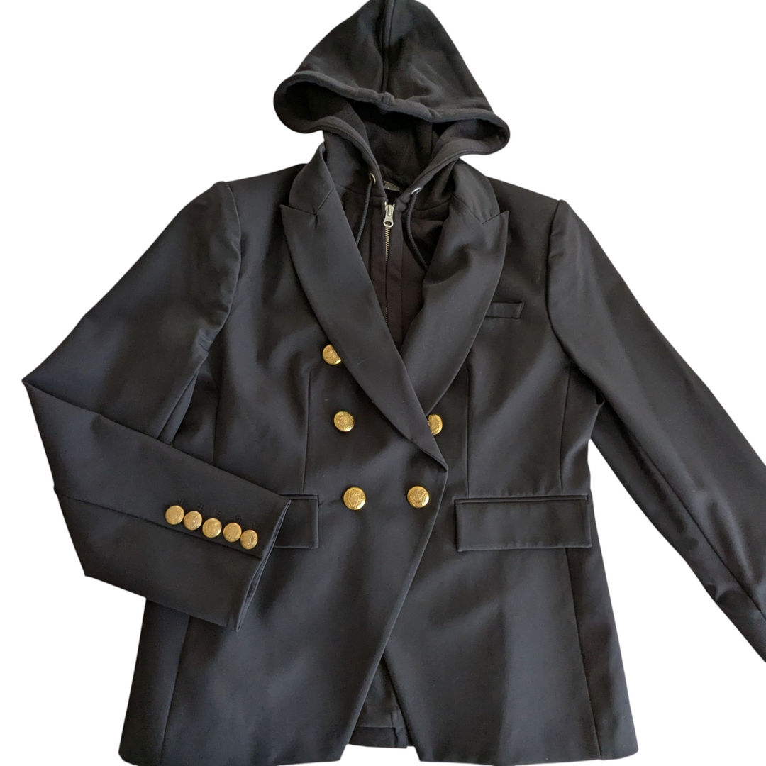 Quince Scuba Captain's Blazer with Fleeced Hoodie Liner Size L/XL