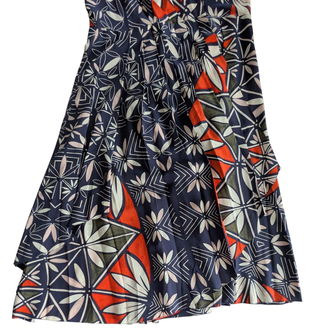 Tory Burch Acoma Pottery Midi Dress Size 12